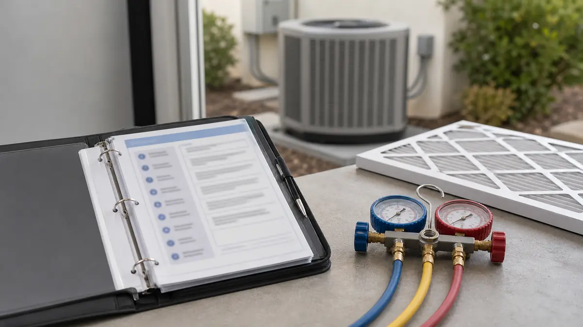 Illustration: common Trane HVAC questions answered for Pomona homeowners
