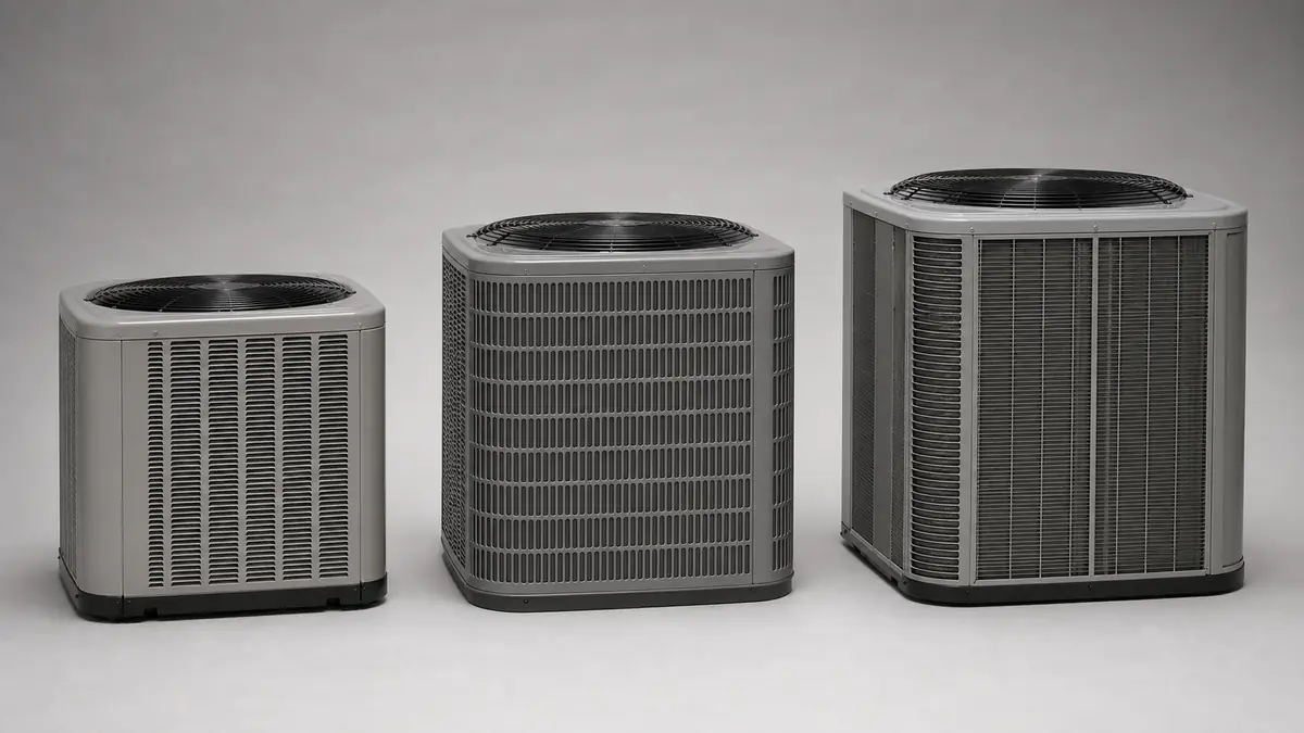 Illustration: comparing Trane XR, XL, and XV system tiers for a Pomona home